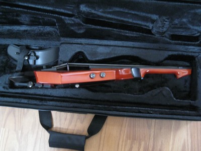 NS Design NEW -WAV-4 Electric 4-String Amber Burst Violin with Hard Case