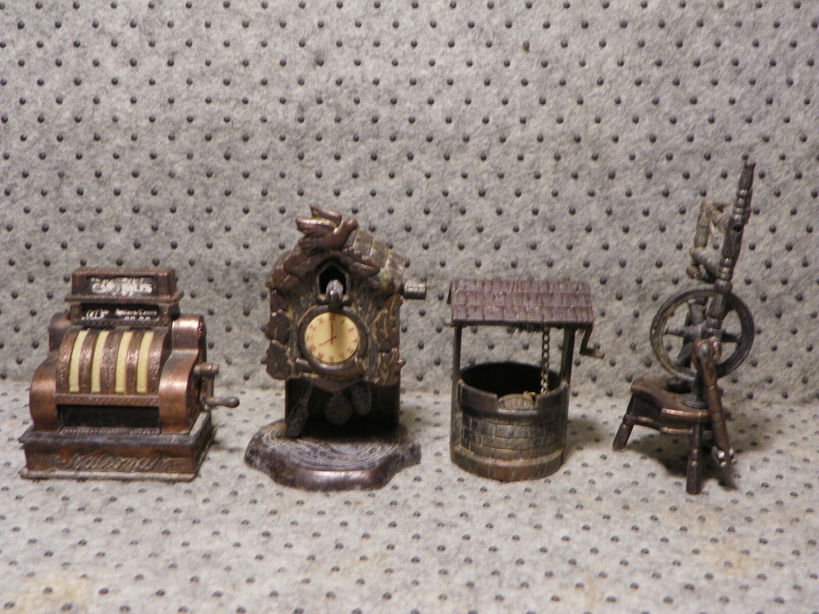 Dessiner l’Antique Vintage Die cast Pencil Sharpeners Set of Four. | eBay