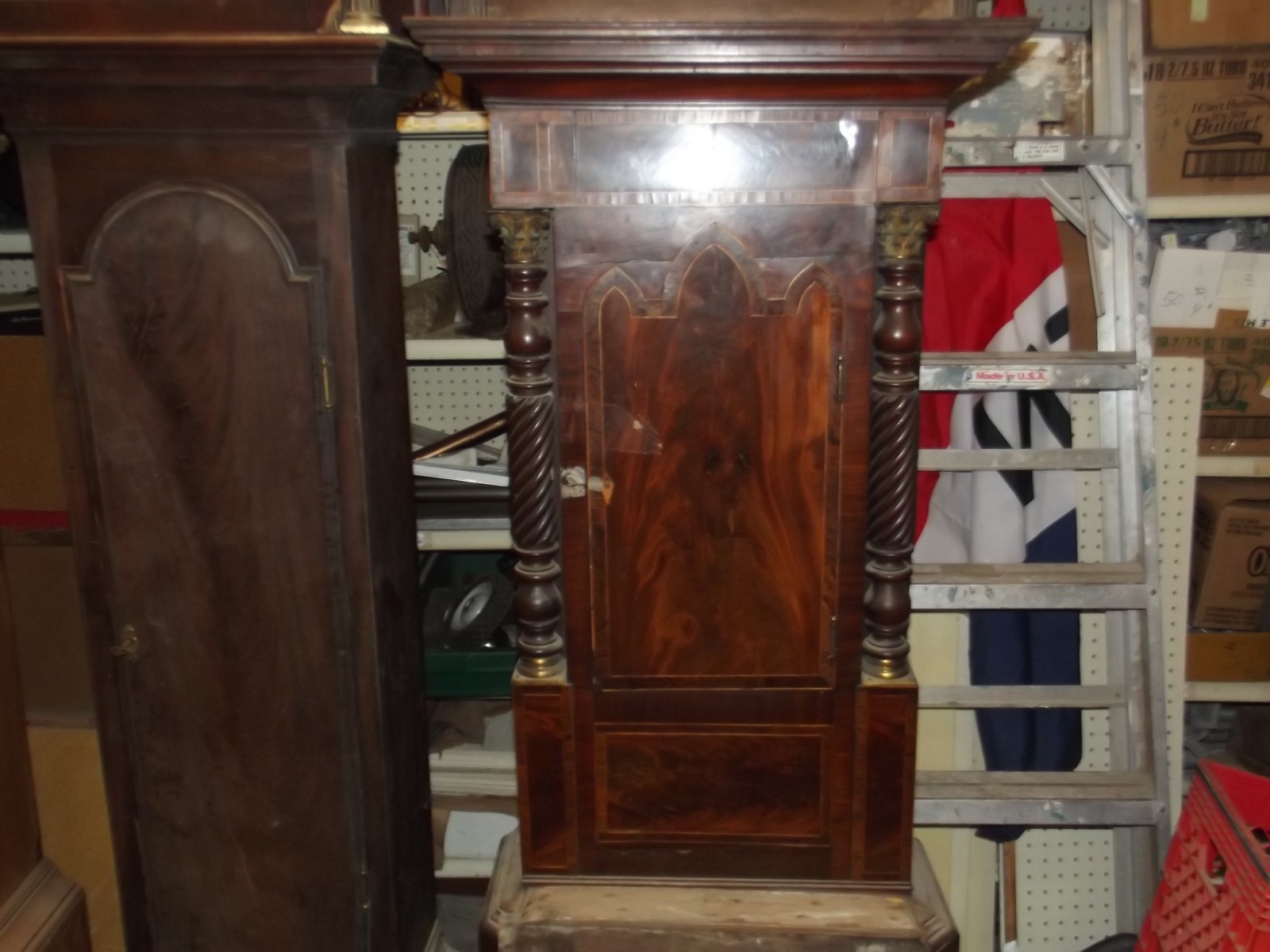 3 Antique Long case (Grandfather) Clocks (All need complete restoration)