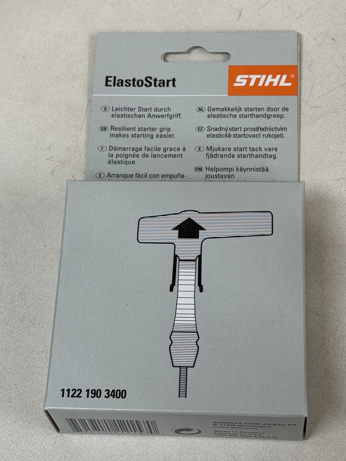 STIHL OEM ELASTOSTART STARTER HANDLE 1122 190 3400 MS880 MS660 066 088 TS410 420 - Picture 2 of 2