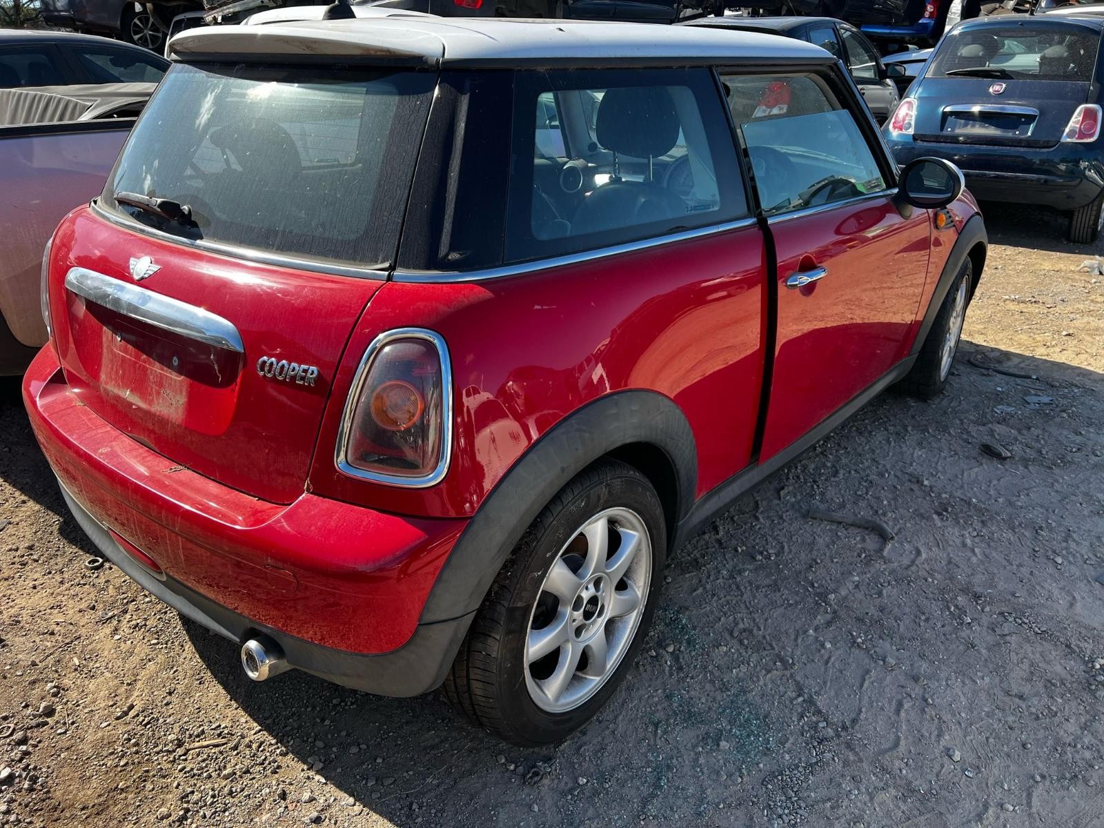 2007 Mini Cooper SEAT BELT RH FRONT SEAT BELT STALK ONLY HATCH R56 03/07-10/13 07 image 7