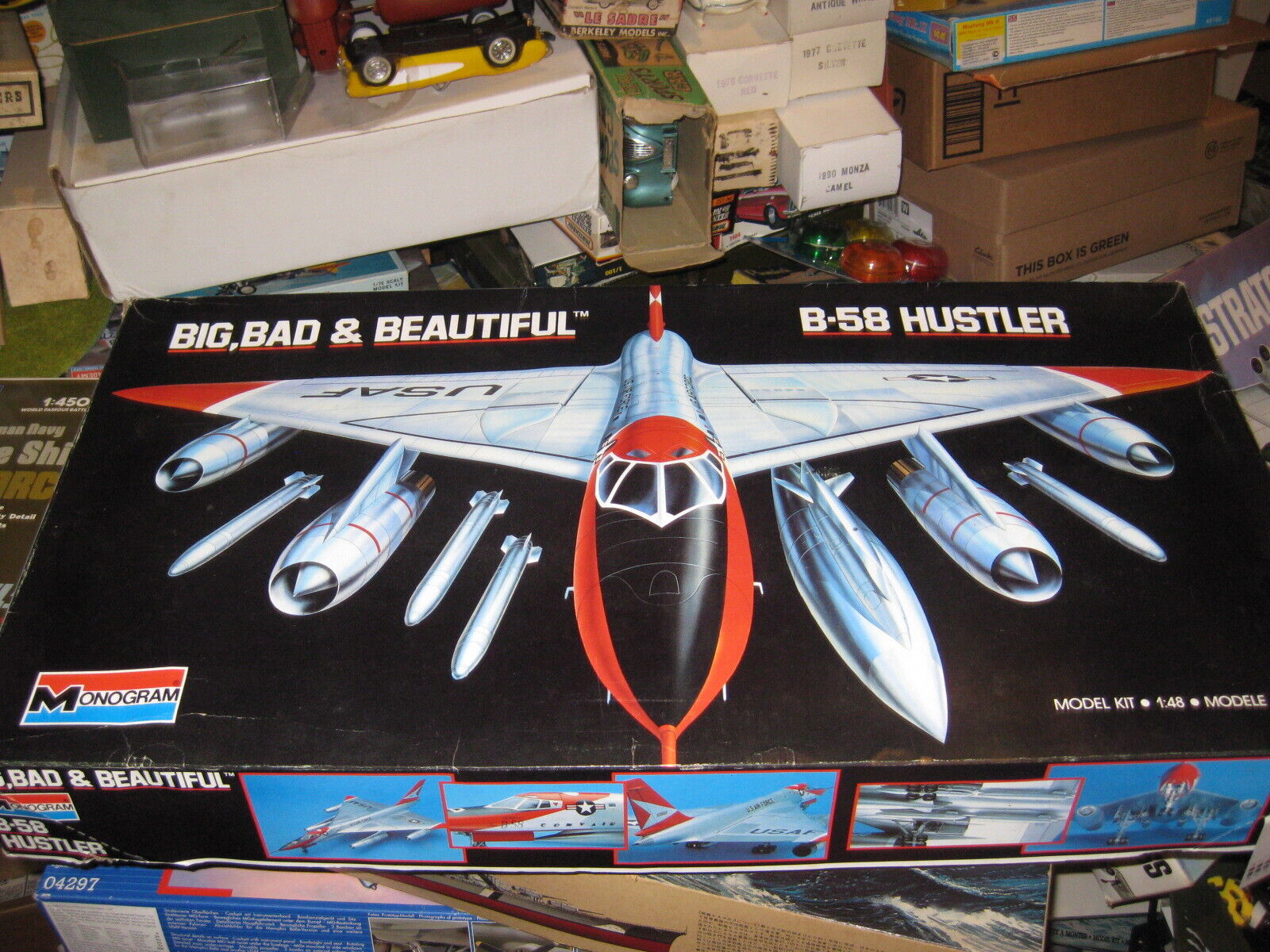 Big, Bad & Beautiful B-58 Hustler by Monogram in 1/48 scale Big, Bad & Beautiful B-58 Hustler by Monogram in 1/48 scale