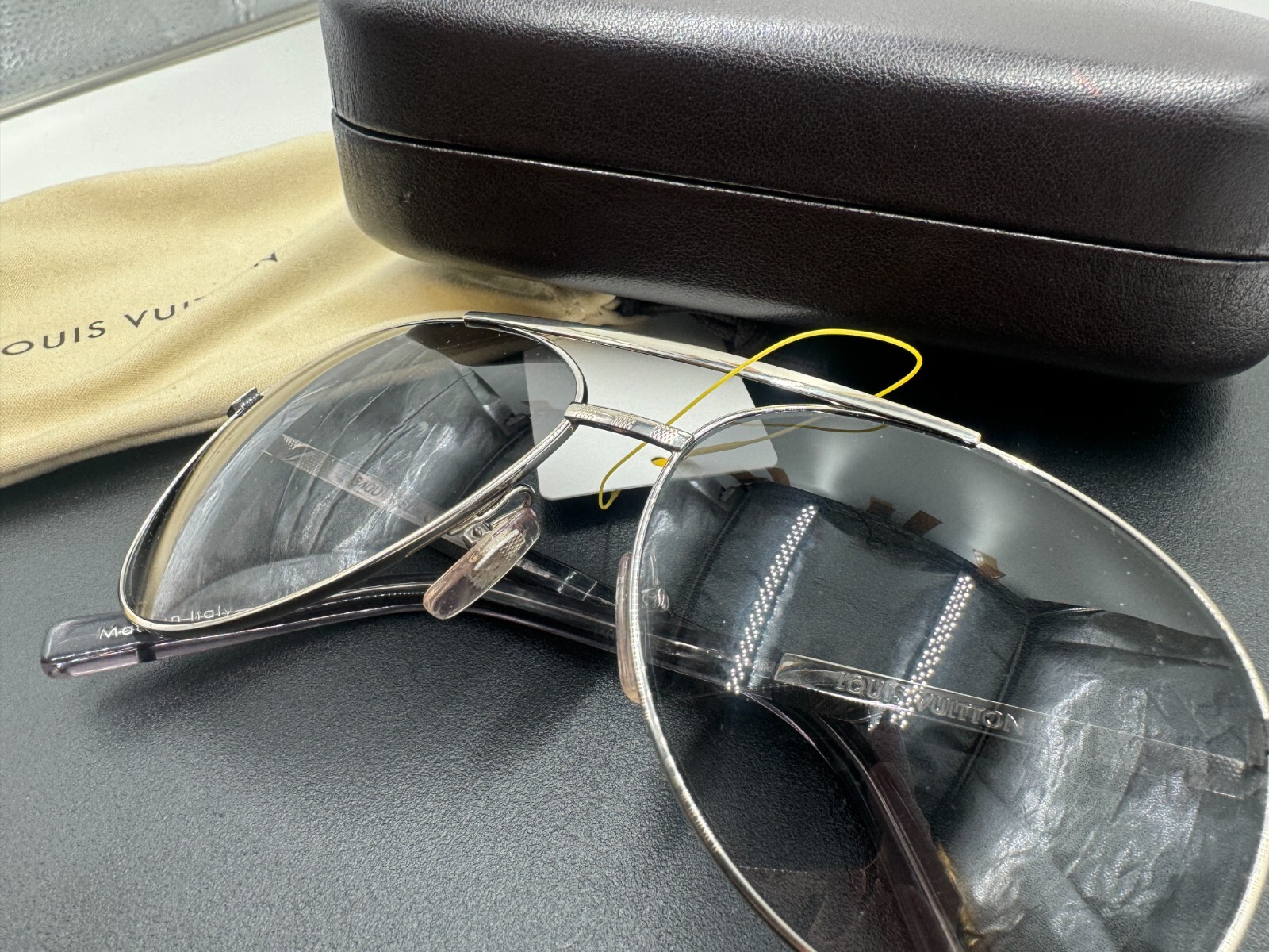 Louis Vuitton Attitude Pilote Sunglasses Z0340U Japan | eBay