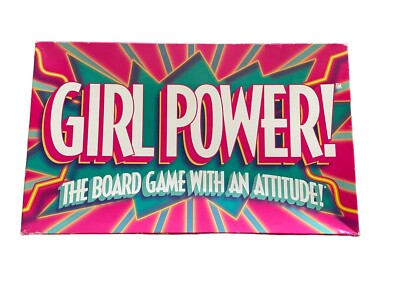 Vintage 90s Girl Power Board Game Decipher Inc 1998 Box Wear Rare Slumber Party