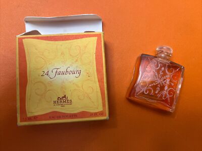 HERMES 24 Faubourg EDT Mini Perfume 7.5ml .25fl.oz VINTAGE - NEW in a box RARE