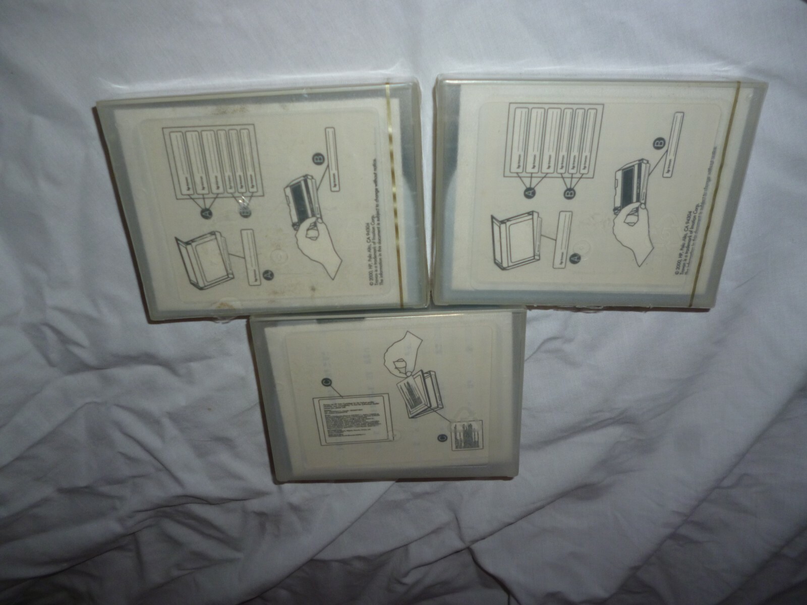 3 HP Travan 5 GB Data Cartridges C4429A 2 NEW Factory Sealed