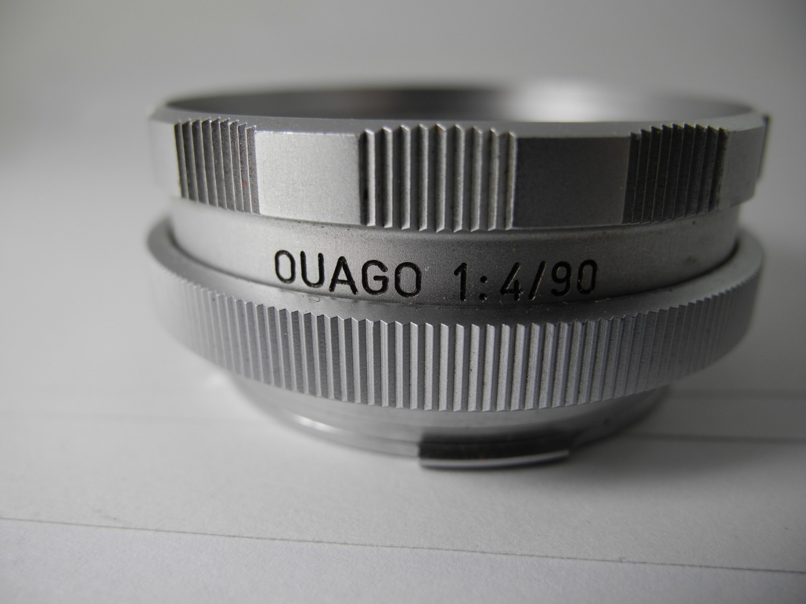 Leica Elmar 9cm 1:4 + OUAGO + マウントアダプター LEICA OUAGO Focusing Adapter For Elmar 90mm F/4 IN PERFECT
