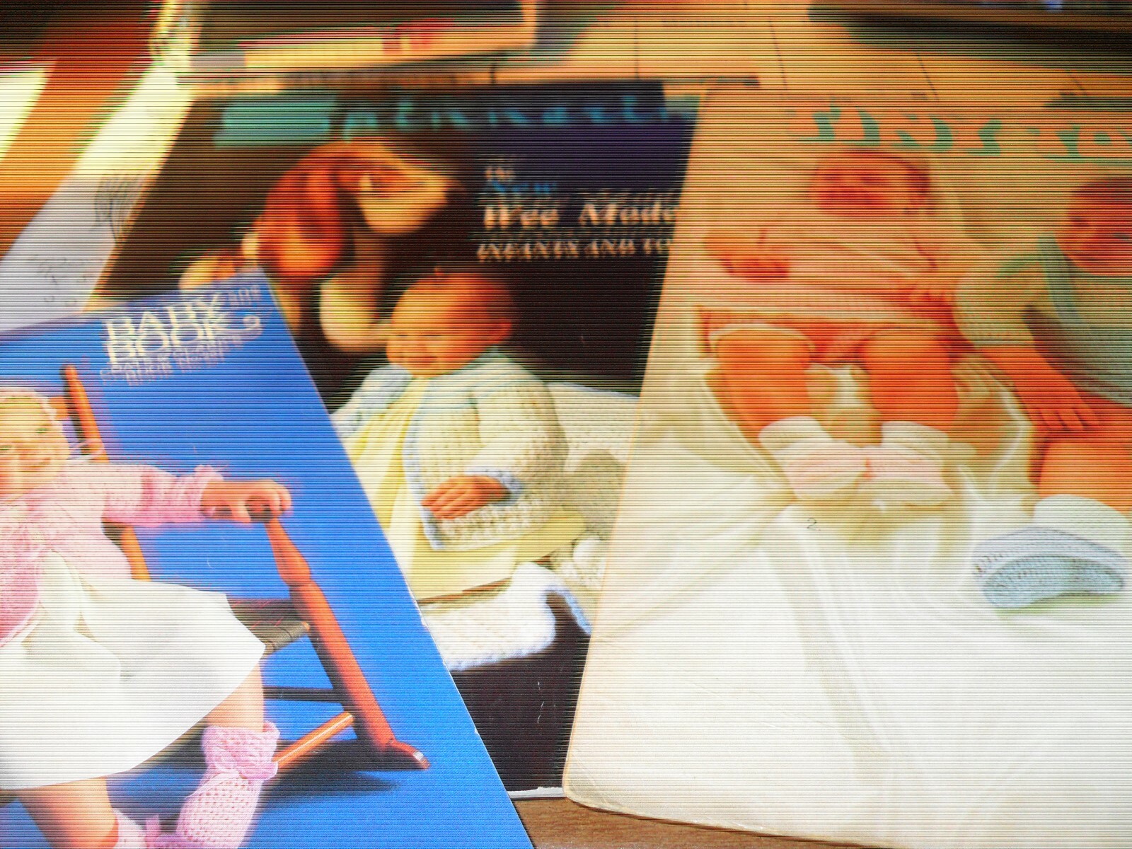 Crochet for  baby & toddler Group of 6 pattern book