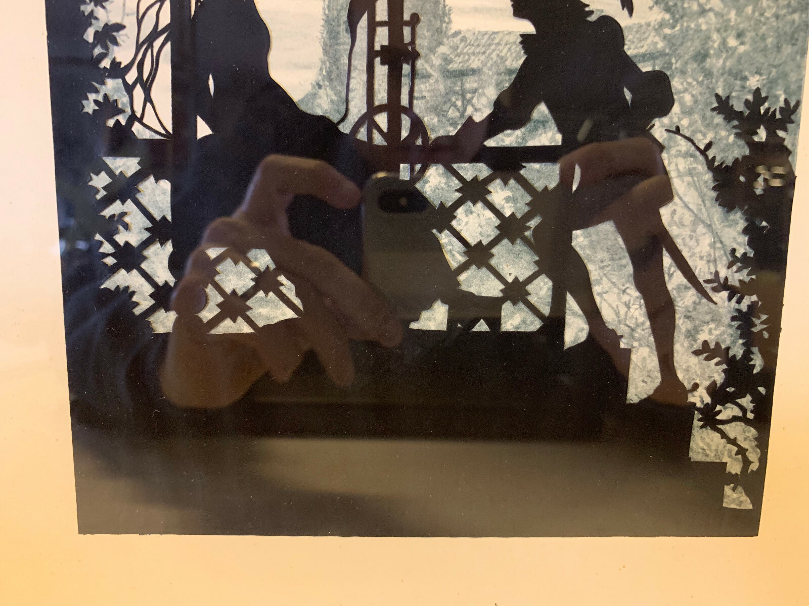 Vintage Silhouette Cutout Romantic Royal Prince & Princess