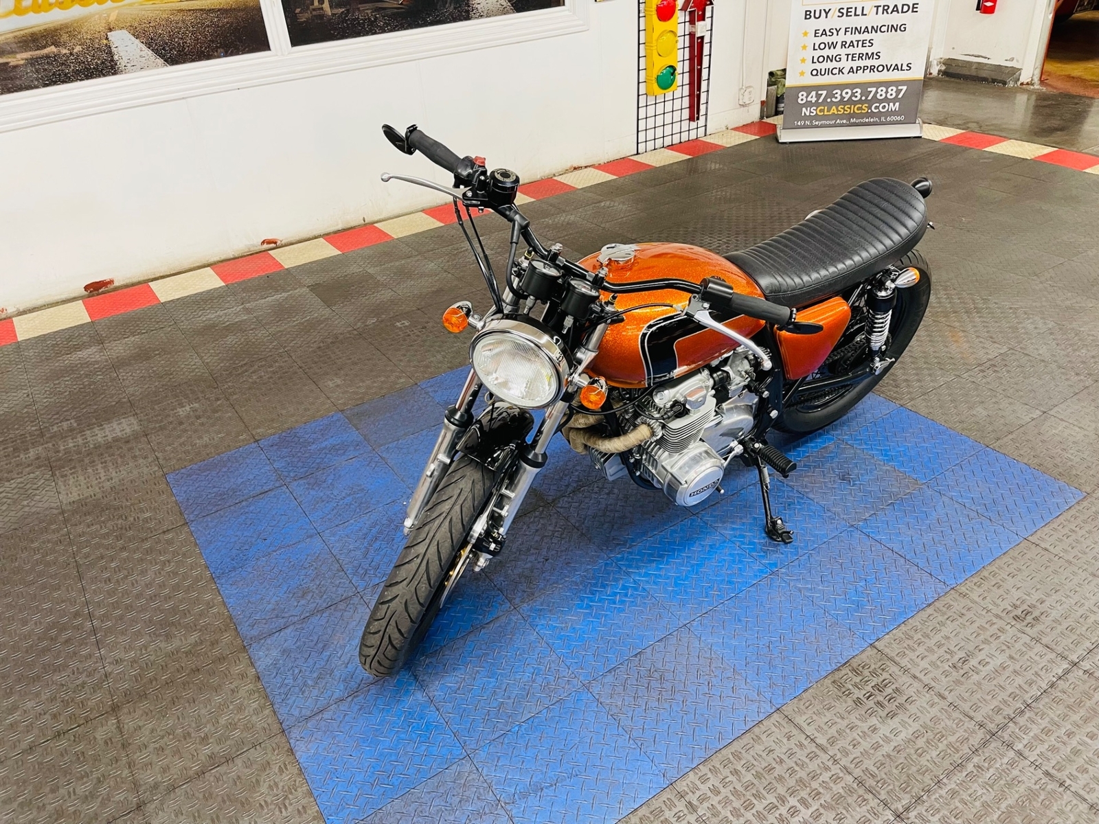 Owner Orange Honda CB550 with 1,234 Miles available now!