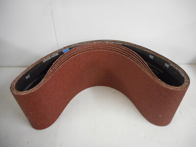 Carbo Gold 5 Pack A/O Resin Cloth 120 Grit Belt Paper 6'' x 48'' New Old Stock