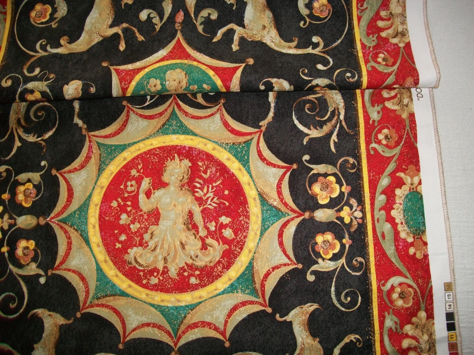 Brunschwig & Fils Fabric Sample Domus Aurea Cotton 26.5