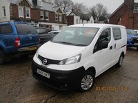 2018 Nissan NV200 1.5 dCi Acenta Van Euro 6 Crew cab Crew Van Diesel Manual