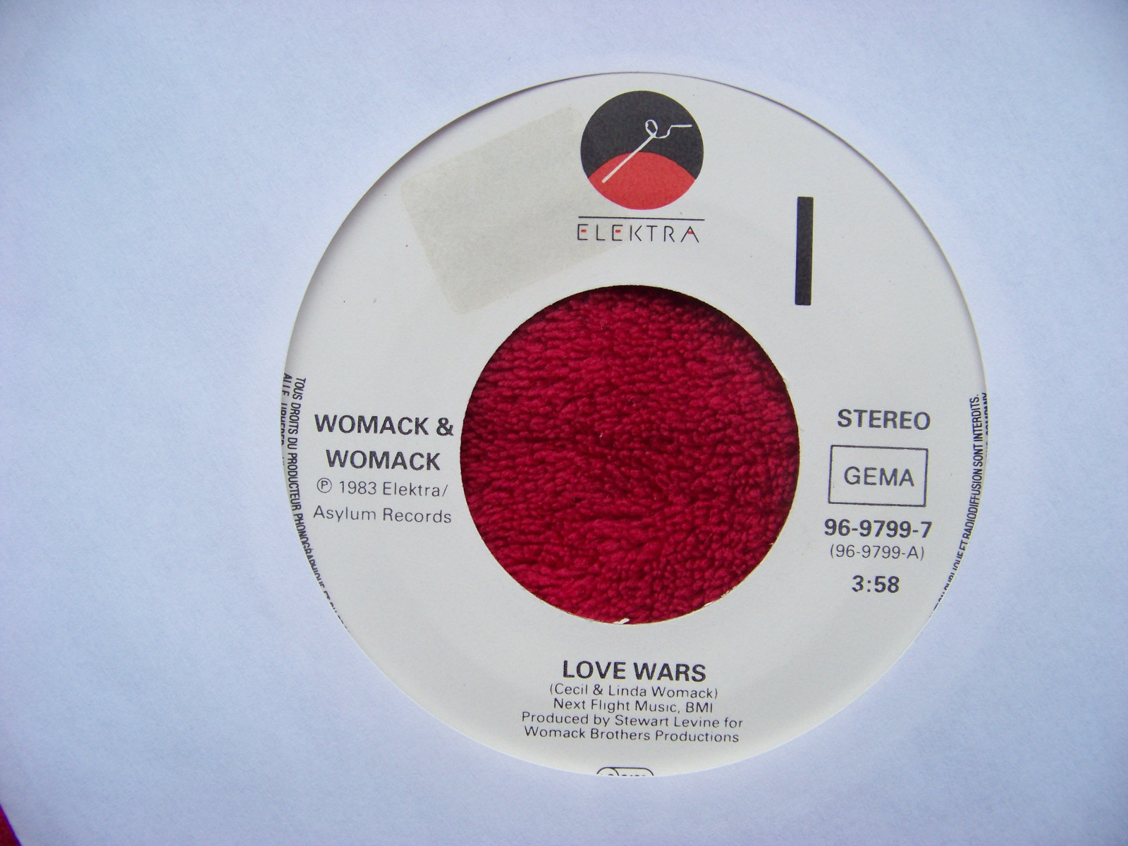 Womack & Womack – Love Wars / Good Times (Elektra, 1983, 7-Inch-Single)
