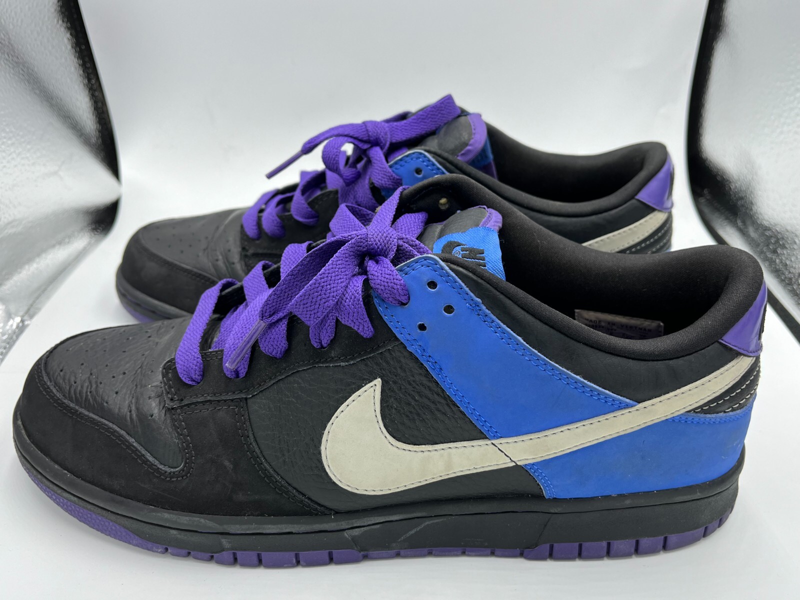 Vintage Nike Dunk Low NYX Black Jet Stream Varsity Purple Vintage Nike Dunk Low NYX Black Jet Stream Varsity Purple