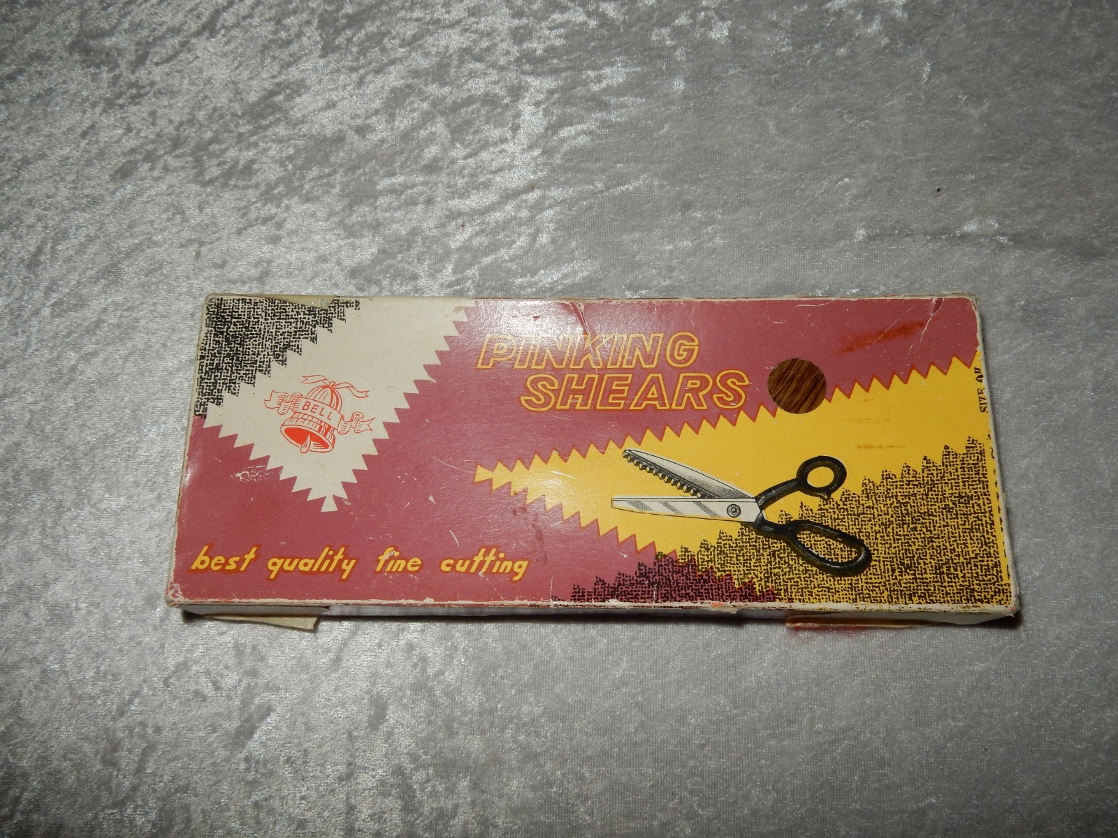 Vintage Bell Brand Pinking Shears with Box