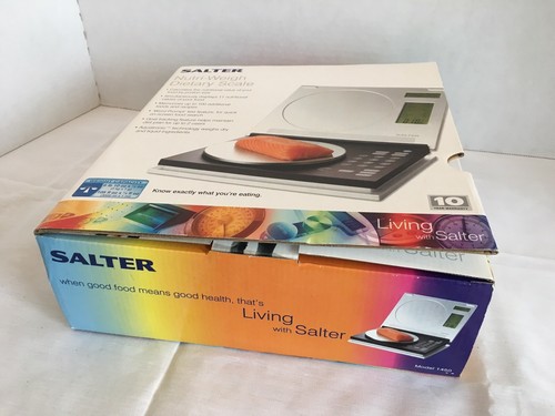 Salter 1450 Nutri Weigh Dietary Nutritional Digital Scale 6 lb Capacity - NEW
