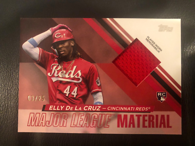 2024 Topps Series 1 Elly De La Cruz Major League Material RC Relic 