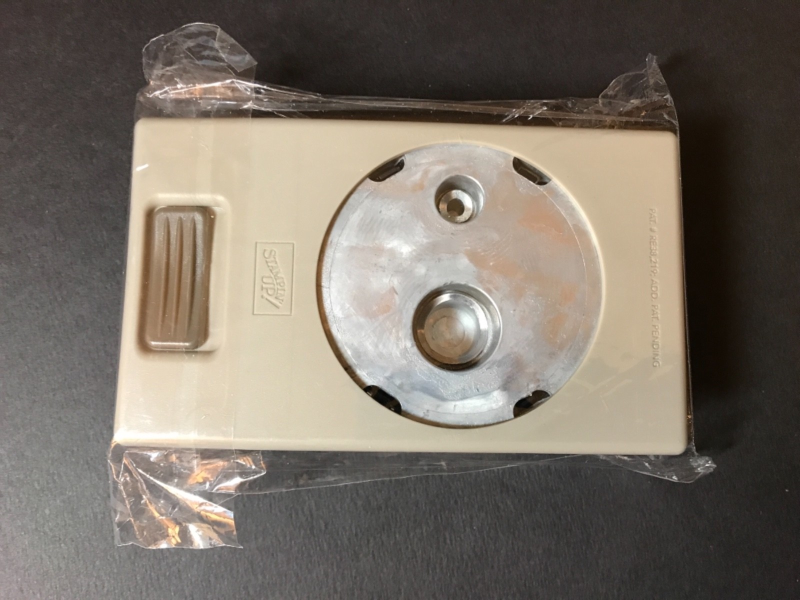 Stampin Up! Lock Down Flat Paper Metal Punch Gears Cogs 1 1/2