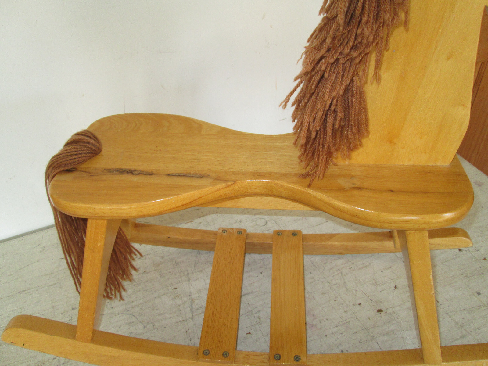 Child's Storkcraft Oak Rocking Horse Model #39-890, Riding Toy, GUC