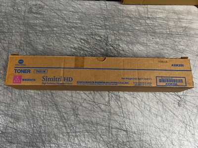GENUINE KONICA MINOLTA A33K330 TN-321M CARTRIDGE MAGENTA BIZHUB C224 C284 C364