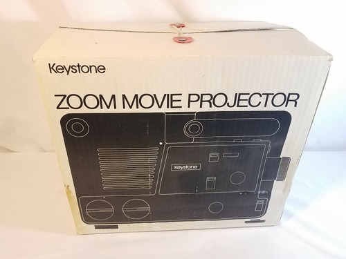Vintage KEYSTONE 2500 ZOOM Super 8 & 8mm Speed Reel-to-Reel Movie Film Projector