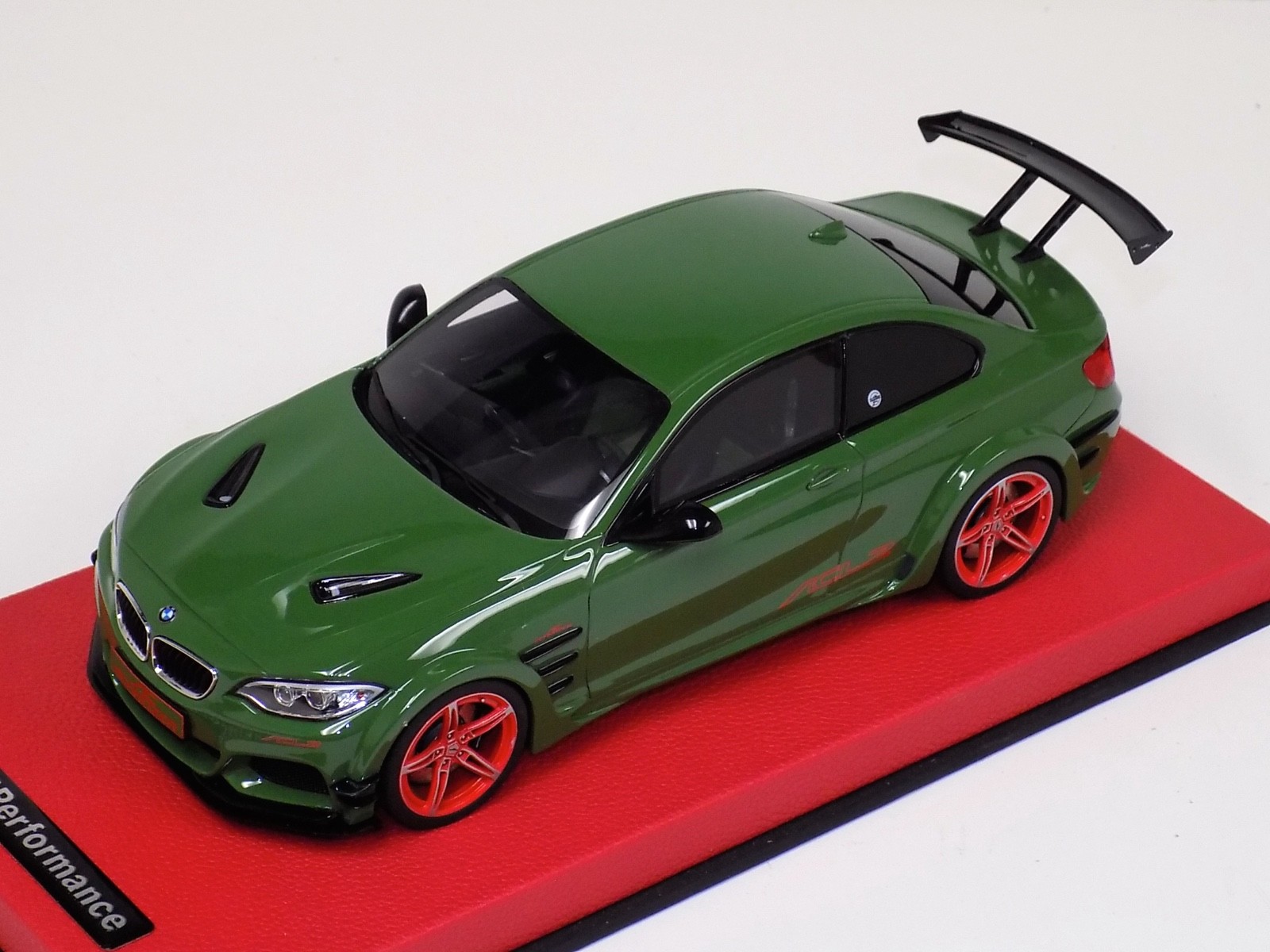 1/18 GT Spirit BMW M2 AC Schnitzer ACL2 in Green GT146 Red Leather