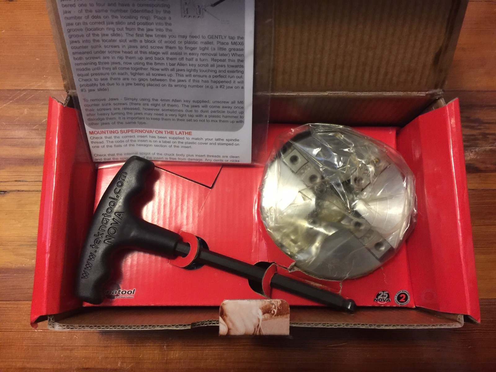 Nova Lathes 23055 SuperNOVA2 Wood Turning Chuck Insert Type BRAND New