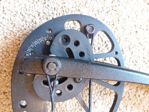 Bear compound bow, ready to shoot