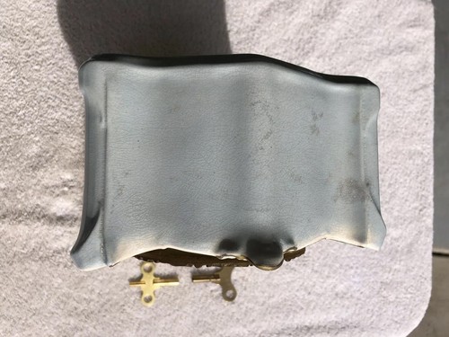 1913 Antique Ansonia Porcelain Mantel Clock Working Correctly LaCumbre RoyalBonn