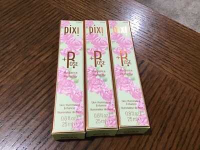 PIXI + ROSE RADIANCE PERFECTOR SKIN ILLUMINATING PINK PEARL X 3 .8 OZ EACH