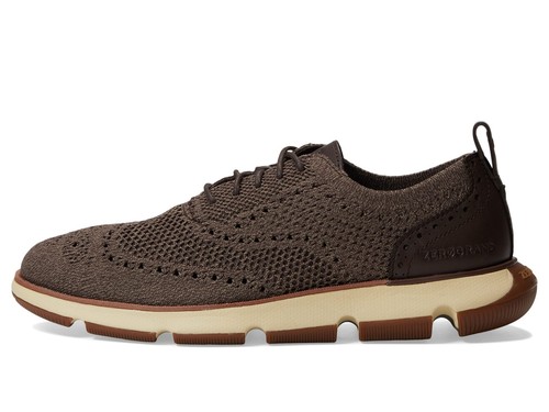 Мужские оксфорды Cole Haan 4.Zerogrand Stitchlite с кожаным текстом, темный шоколад, США 7