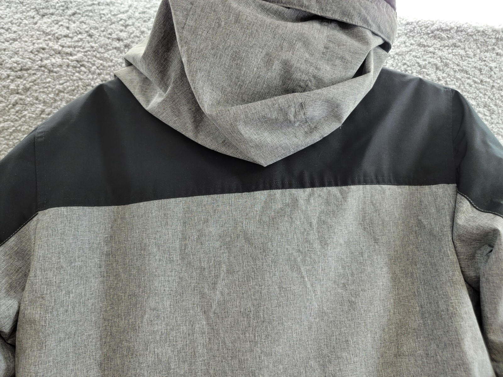 Club Room 3-in-1 Hooded Jacket Men's S Black/Gray Heather Snap Zip Closure L/S - Picture 16 of 19