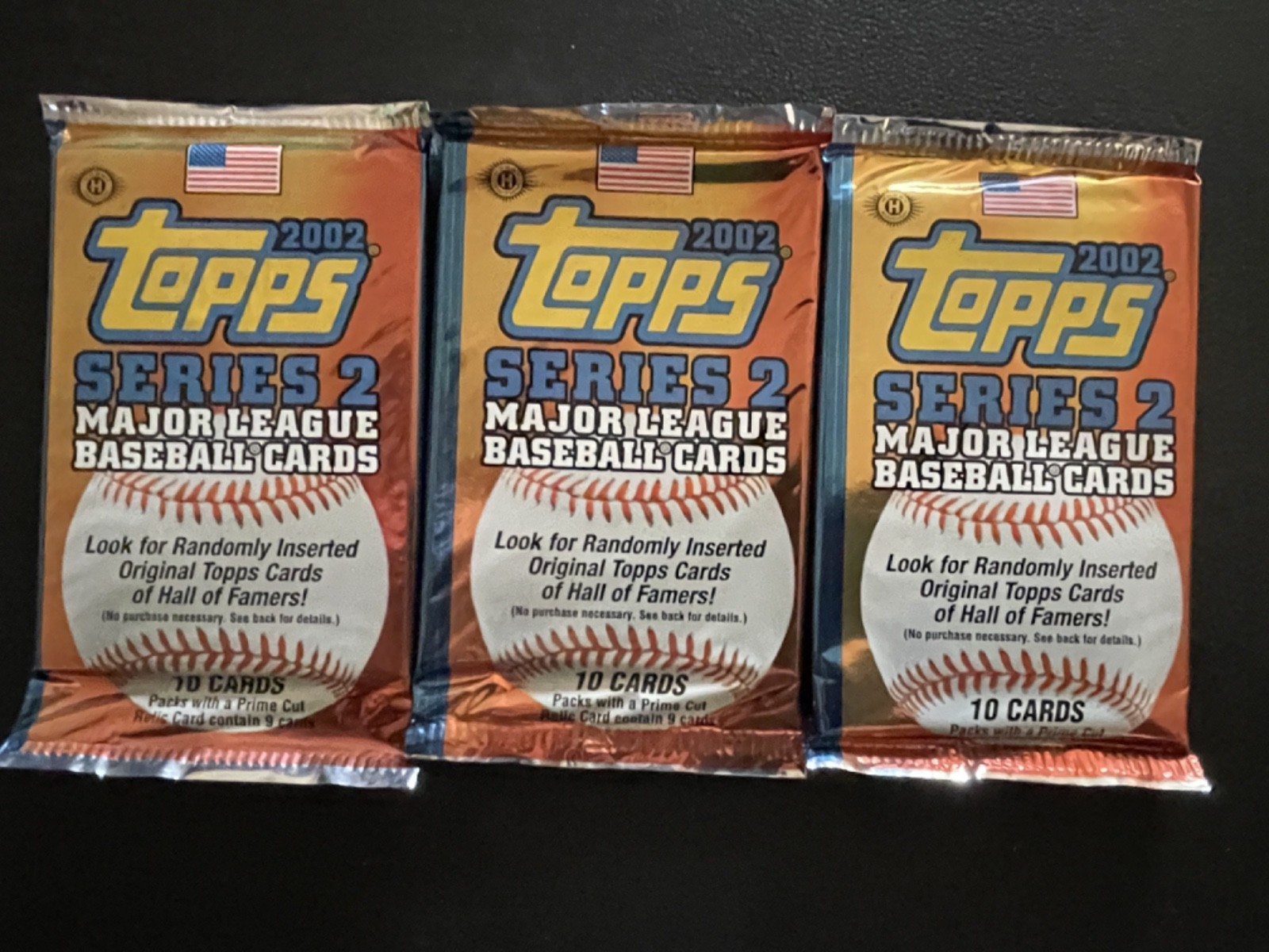 2002 Topps Series 2 Baseball 10 Cards Per Pack Lot Of 3 #26
