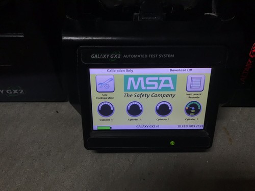 MSA GX2 Calibration Stand, Gas Monitor, And 4x Charging Station