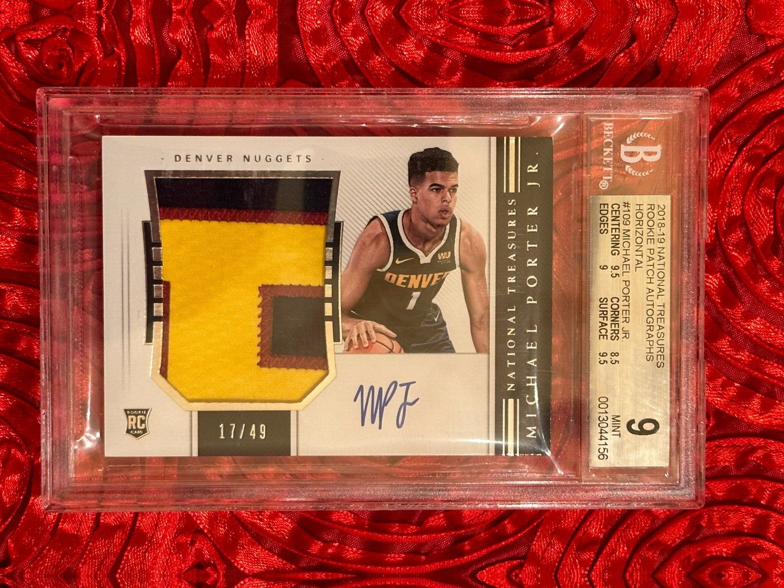 Michael Porter Jr 2018-19 Panini National Treasures Rookie