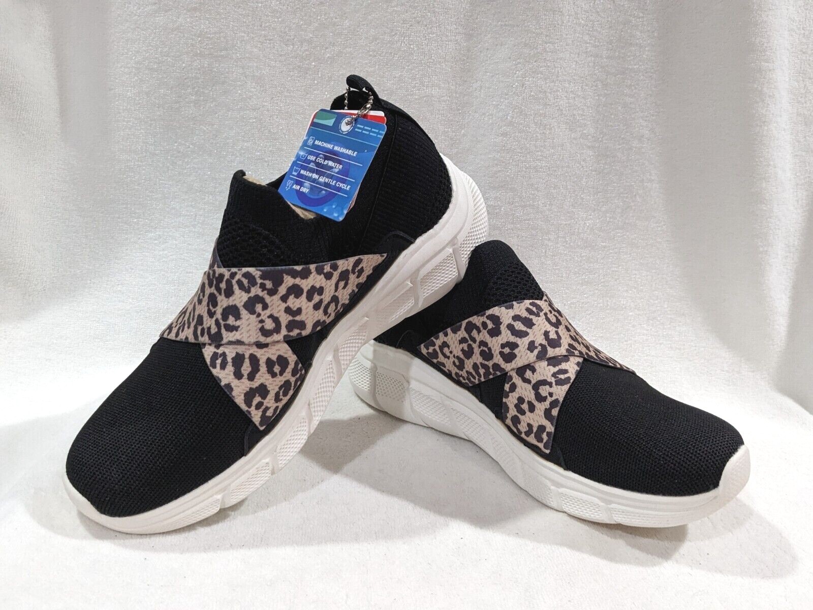 ◆SKECHERS◆ Women's Bobsby Flex SL0WCCEX253 SKECHERS BOBS Women's B Flex Kitty Kickstart Black Leopard