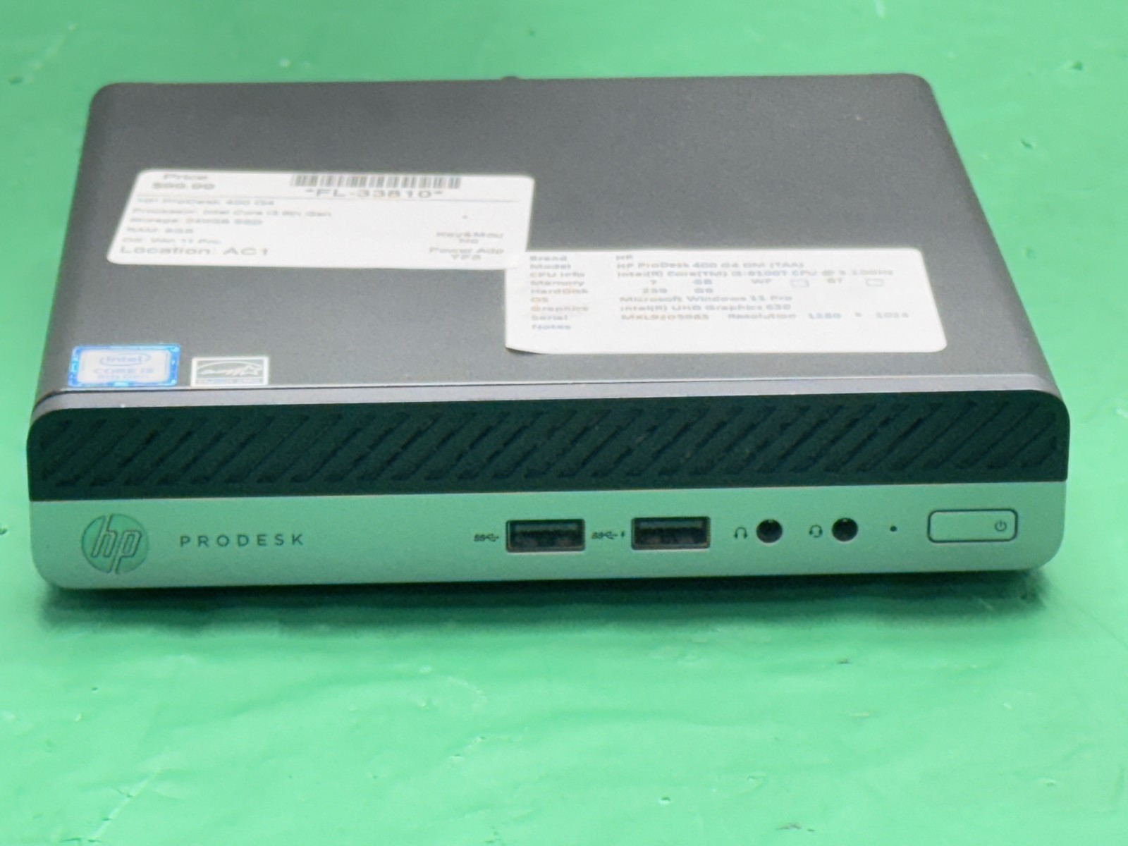 ミニPC HP ProDesk 400 G4 DM 35w Core i3 8100T Amazon.com: HP ProDesk 400 G4 Mini Gaming Desktop Computer