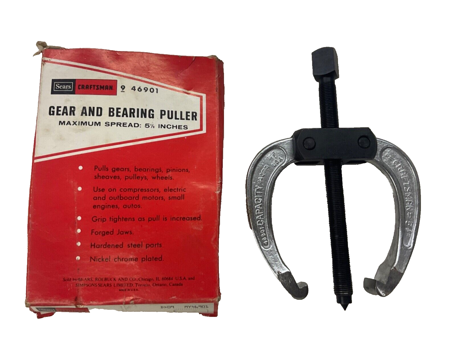 Craftsman bearing puller discount