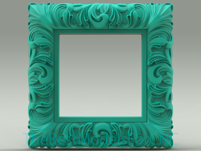 3D Model STL File for CNC Router Laser & 3D Printer Photo Frame Decoration