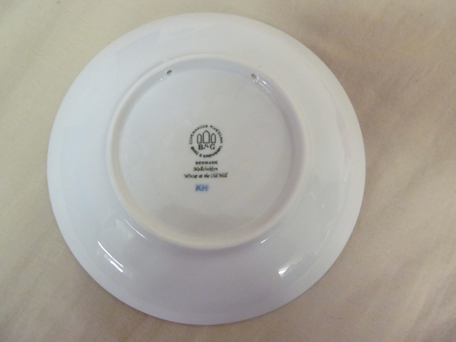 Bing & Grondahl Jule-After Blue Copenhagen 1996 Christmas Plate with COA & Box