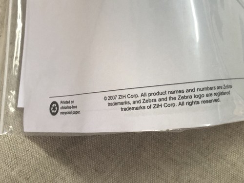 2 X Zebra  ZM400/ZM600 Thermal Printer Main Drive Belt 79867M PN20005