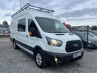 2018 Ford Transit 2.0 TDCi 130ps VAN XLWB L4 H3 6 SPEED EURO 6 AIR CON NO VAT Cr
