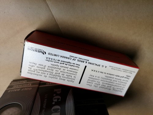 Vintage golf balls Spalding P.G. and Rebel