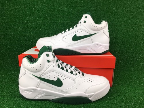 Nike Air Flight Lite Mid Sneakers White Gorge Green DJ2518 Nike Air Flight Lite Mid Sneakers White Gorge Green DJ2518