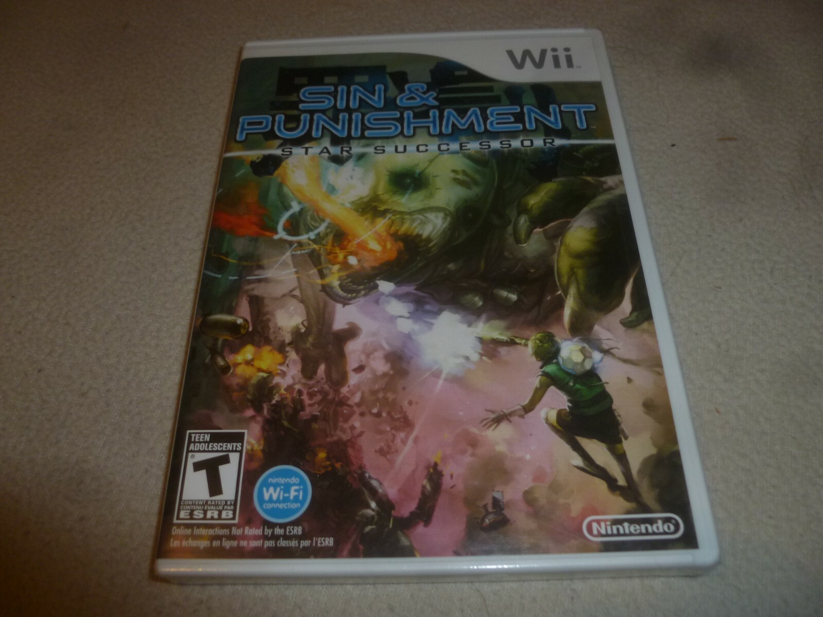 BRAND NEW FACTORY SEALED NINTENDO WII GAME SIN & PUNISHMENT