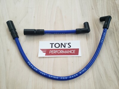 Blue 10.4mm 10mm Harley Davidson Big Twin 99-17 FXD Dyna Softail Spark Plug Wire