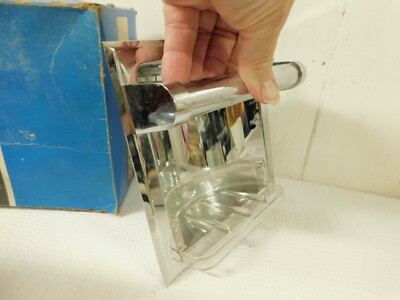 Vintage Hall Mack Chrome Recessed Soap Dish W/Bar Spa[ * Grab #665 Coronado 
