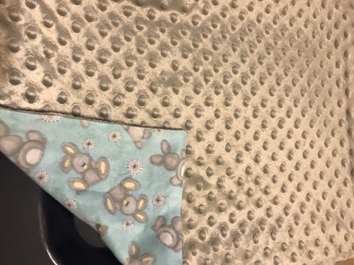 Super cute Baby Security Blanket great size bunnies great shower gift
