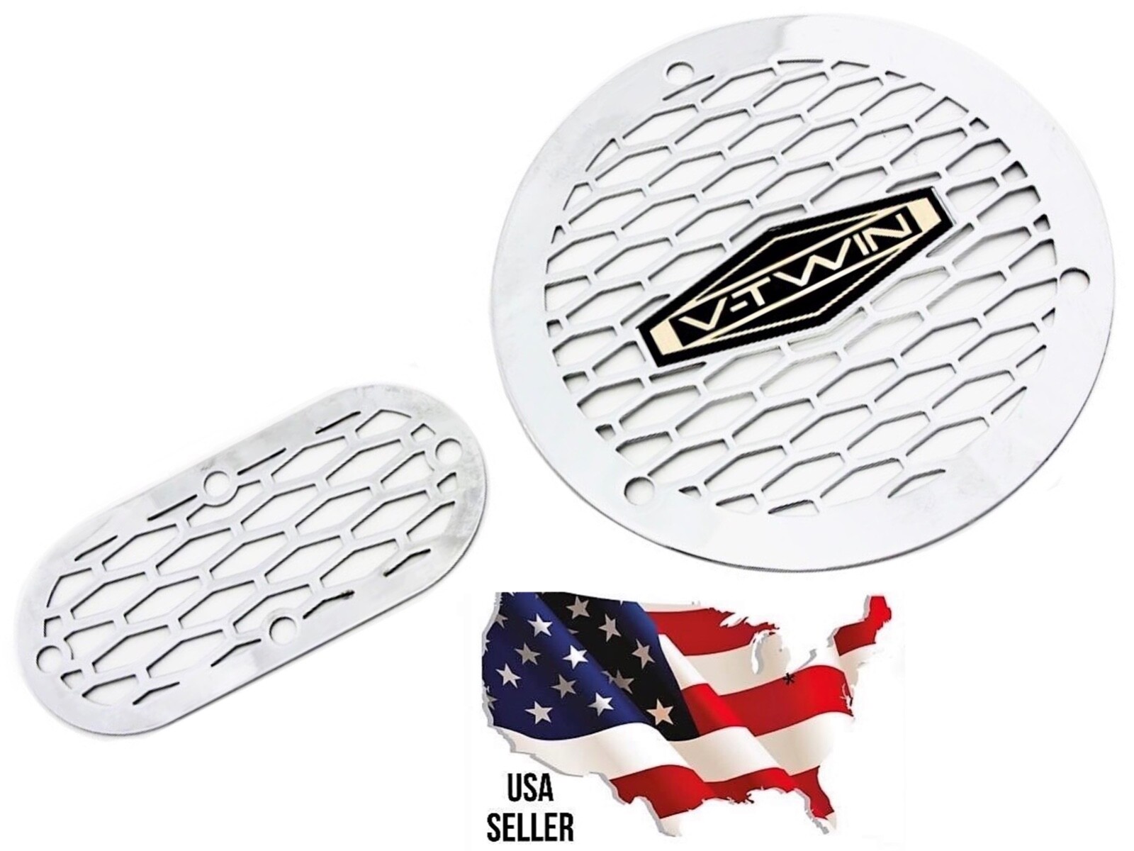 Vented V-Twin Derby Inspection Cover Harley 42-1226 Electra Gide Road King 80 90